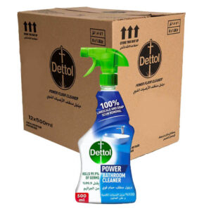 Dettol Anti-Bacterial Bathroom Cleaner 12x500ml