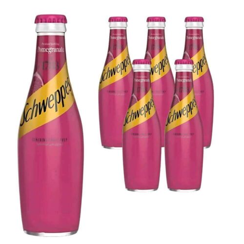 Schweppes Pomegranate Sparkling Drink 6x250ml