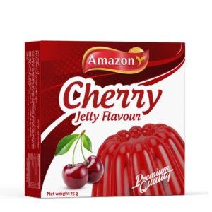 Cherry Flavored Jelly 75g by Amazon foods- Amazon jelly, cherry jelly, Martoo online grocery shop, online delivery- grocery near me- online store near me-Jelly powder- cherry flavor