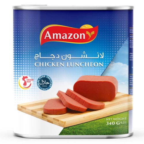Chicken Luncheon 340g by Amazon foods- grocery near me- online store near me- canned goods-sandwich- chicken luncheon- Amazon Chicken Luncheon, canned goods, Martoo online grocery shop