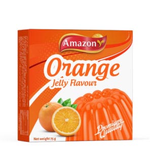 Orange Flavored Jelly 75g by Amazon Foods- Amazon jelly, Orange Flavored jelly, Martoo online grocery shop, online delivery- grocery near me- online store near me- Jelly powder