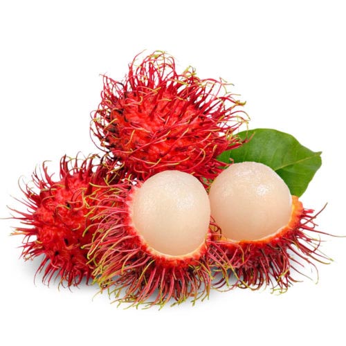 Rambutan Indonesia 500g- grocery near me- online store near me- exotic fruits- fresh fruits- healthy snacks- nutritious fruits- sweets- 500g-pack- juicy sweetness and aroma- exotic appearance- Martoo online
