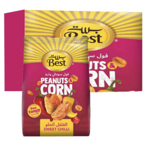 فول سوداني وذرة بالفلفل