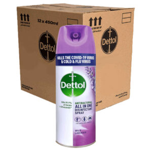 Dettol Disinfectant Spray Lavender 12 X 450 ml