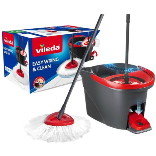 Vileda Easy Wring & Clean spin mop & bucket set with foot pedal