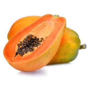 fresh yellow papaya