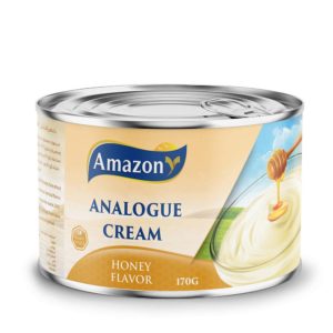 Amazon Analogue Cream Honey Flavour 170g- grocery near me- online store near me- Martoo online - fresh cream- 170g can- desserts- sweets- honey flavor