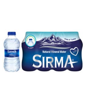 Sirma Natural Mineral Water 12x200ml- grocery near me- online store near me- Sirma- Amazon Mineral Water, Sirma Natural Mineral Water, Healthy and pure water, Germs free, Martoo online grocery shop, Online delivery