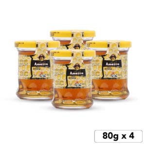 Amazon Foods Natural Honey Jar 4x80g Offer- grocery near me- online store near me- Amazon Natural Honey, Natural Honey Pure, healthy breakfast, Martoo online grocery shop