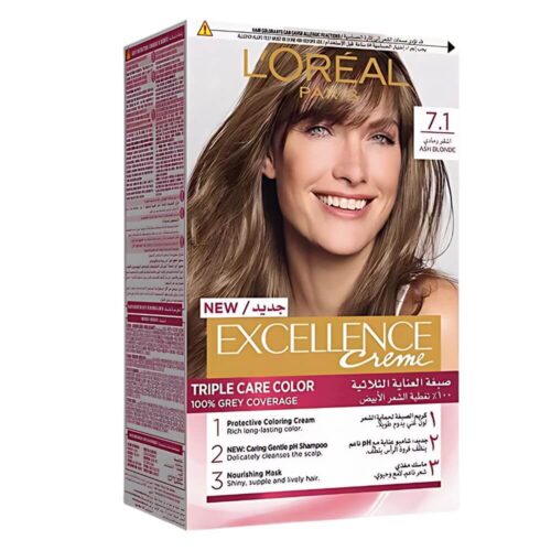 L'Oreal Paris Excellence Hair Colour 7.1 Ash Blonde