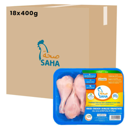 Saha Fresh Chicken Skin Less Drumstick 400g