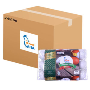 Saha Vitamin E Eggs White Medium 15s