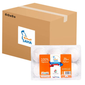 Saha White Brown Medium Eggs 6s