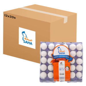 Saha White Large Eggs 12x-30s