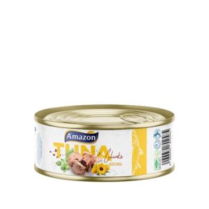 Amazon Yellowfin Tuna in Sunflower Oil 160g- Grocery near me- Online Store near me- Healthy Food- Chunky Tuna- ready to eat- salads- tuna in sunflower oil- Amazon foods