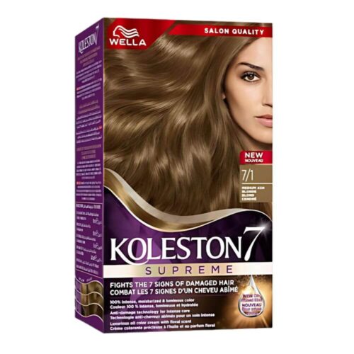 Wella Koleston Supreme Hair Color 7/1 Medium Ash Blonde