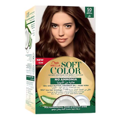 Wella Soft Color No-Ammonia Hair Colour Kit 50 Light Brown