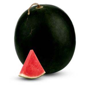 Green seedless watermelon