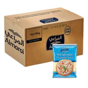 Almarai Shredded Mozzarella Cheese Full Fat 16x180g