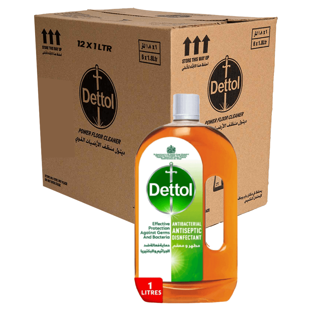Dettol Antibacterial Antiseptic Disinfectant 12 X 1 LTR