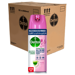 Dettol Disinfectant Spray Jasmine 12x450ml