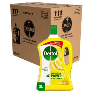 Dettol Multipurpose Floor Cleaner Lemon 4x3ltr