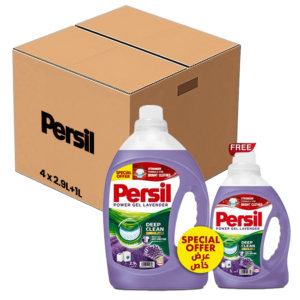 Persil Power Gel Lavender 4x2.9ltr+1ltr