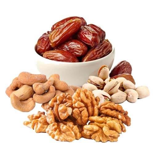 Dates and Nuts and Dried Fruits