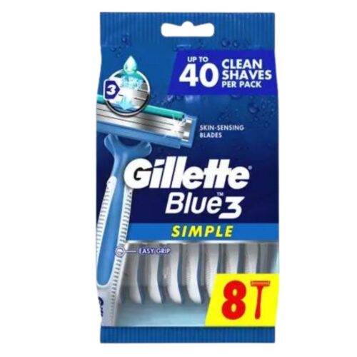 Gillette Blue Simple 3 Men's Disposable Razors