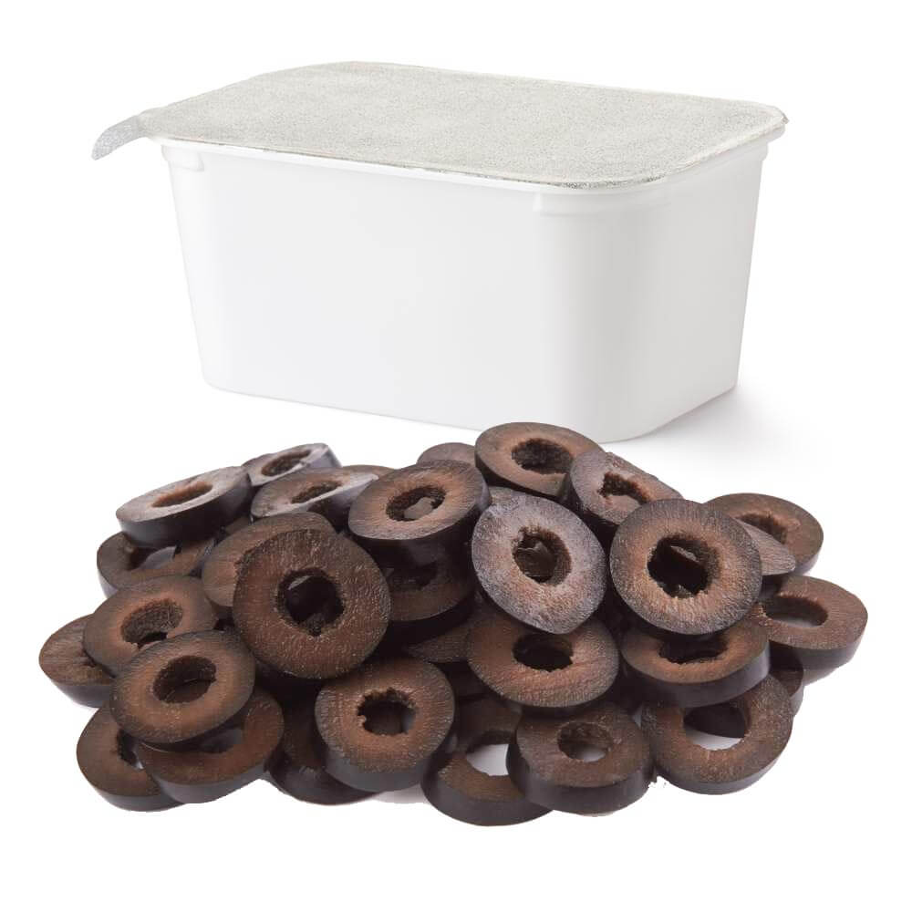 Spanish Sliced Black Olives 6x1.56kg- Bulk items- Catering items- Wholesale Food Products- Restaurant and Cafe Supplier- Healthy Foods