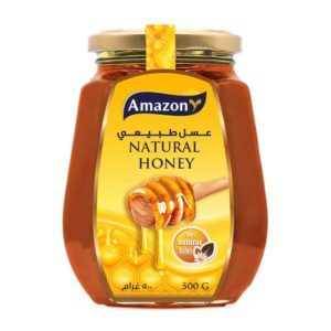 Amazon Foods Natural Honey Jar 500g- grocery near me- online store near me- Amazon Natural Honey, Natural Honey Pure, healthy breakfast, Martoo online grocery shop