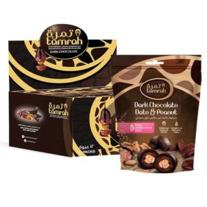 Tamrah Dark Chocolate with Date and Peanut Bag 24x 70g