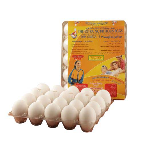 White Eggs with DHA Omega-3 20ps- grocery near me- online store near me- healthy eggs- superfood- white eggs- Amazon eggs, Eggs White DHA OMEGA, full protein eggs, Martoo online grocery shop