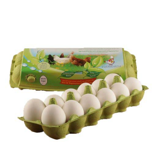 Eco & Veg Fed Hen White Eggs 12pcs- grocery near me- online store near me- white eggs- breakfast- superfood- healthy foods- Amazon eggs, White Eggs, Eco and Ven Hen Eggs, full protein eggs, Martoo online grocery shop