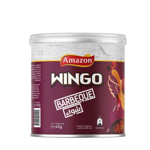 Wingo Potato Chips Barbecue Flavor 45g- Amazon foods- grocery near me- online store near me- Potato chips- Barbeque flavor- Amazon Wingo Chips, Barbecue chips, Martoo online grocery shop