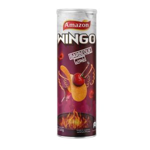 Wingo Potato Chips Barbecue Flavor 120g- Amazon foods- grocery near me- online store near me- Potato chips- Amazon Wingo Chips, Barbecue chips, Martoo online grocery shop