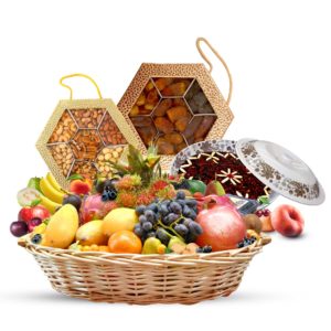 Luxurious Large Fawalat 22kg- Grocery near me- Online Store near me- Ramadan- Eid Mubarak- Occasion- Holiday- Healthy Fruit Basket