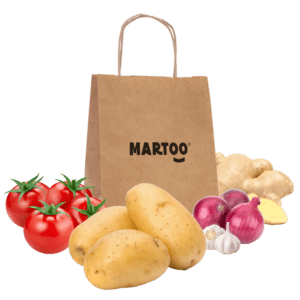 Amazon fresh vegetables, Egypt potato, red tomato bunch, Martoo online grocery shop
