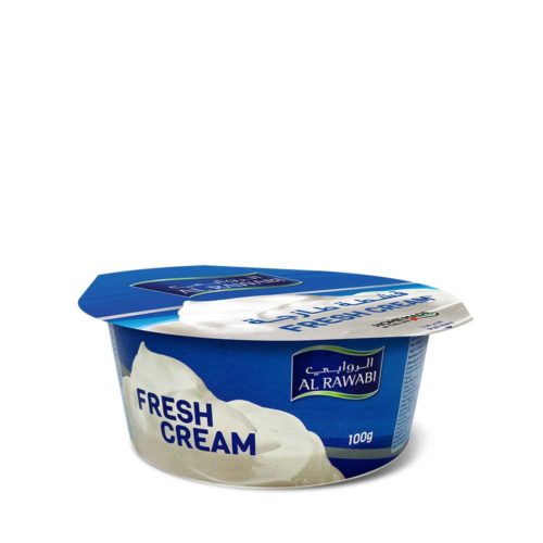 Al Rawabi Fresh Cream 100g- Grocery near me- Online Store near me- Healthy Food- Breakfast- Fresh cream- yogurt