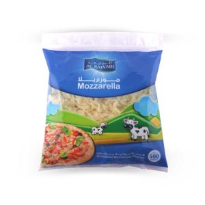 Al Rawabi Shredded Mozzarella Cheese 500g- Grocery near me- Online Store near me- Cooking- Pastry- Breakfast- Pizza