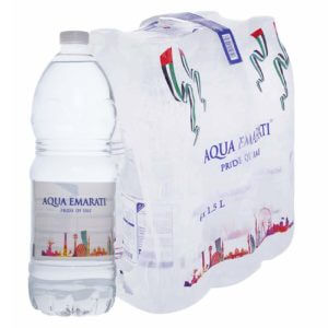 Aqua Emarati Natural Mineral Water 6x1.5ltr- Bulk items- Catering items- Wholesale- Restaurant and Cafe supply 1.5Lx6