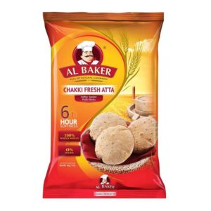Al Baker Chakki Atta 5kg- high-quality Chakki Atta, al baker chakki fresh atta, Food Products at Unbeatable Prices