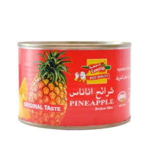 Leema Pineapple Slices 454g- grocery near me- online store near me- Amazon Leema Pineapple, Pineapple sliced, healthy nutrition, Martoo online grocery shop- fresh pineapple slices- ready to eat- salads- canned goods