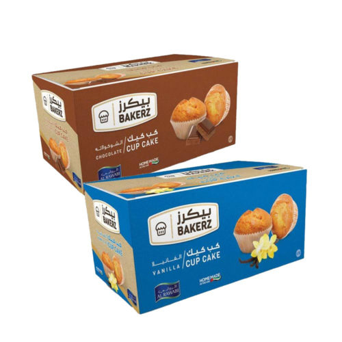 Al Rawabi Cup Cake Offer 2x18x30g - grocery near me- online store near me- pastry- Al Rawabi Bakery- Al Rawabi Cup Cake-Chocolate-Vanilla-Muffins