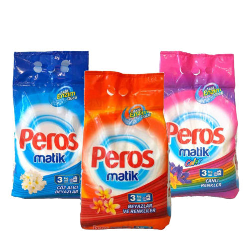 Peros Powder Detergent Matic Offer 3x3kg- grocery near me- online store near me- Peros- Powder Detergent- Matic- Laundry Detergent- front load- Peros powder detergent- made in Turkey