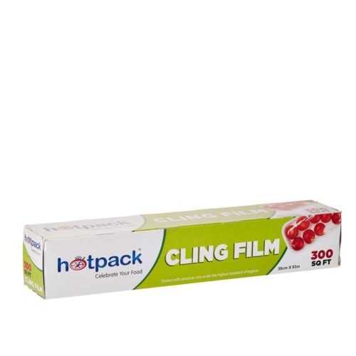 Hotpack Cling Film 30cm x 93m- grocery near me- online store near me- disposable items- Hot pack cling film, Martoo Online grocery shop, online delivery- cling wrap bacofoil cling film refill heavy duty plastic wrap for food Cling Wrap for Food Wrapping guaranteed quality cling film