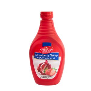 American Gourmet Strawberry Syrup 624g- grocery near me- online store near me- Martoo online- Breakfast, Ice cream-Beverages- Dessert- American Gourmet- strawberry syrup- 624g pack