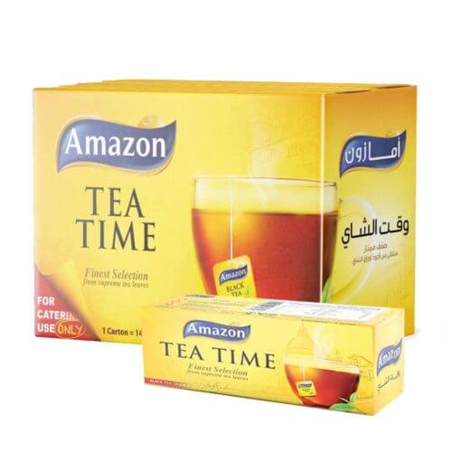 شاي أسود أكياس أمازون  للتموين