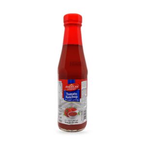 American Gourmet Tomato Ketchup Glass 340g- grocery near me- online store near me- Martoo online- Ketchup-Condiments- Glass ketchup- tomato sauce- tomato ketchup