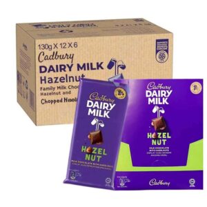 Cadbury Dairy Milk Hazelnut Chocolate 6x12x130g